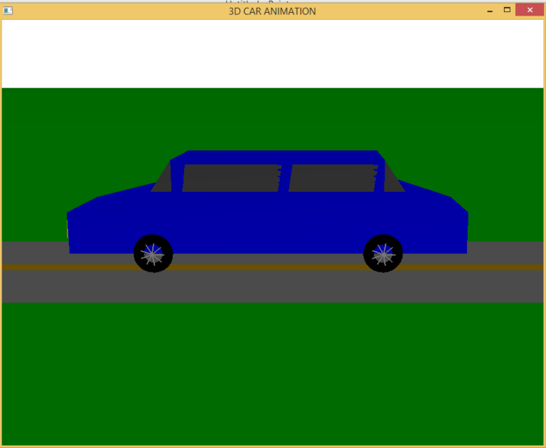 opengl animation example car