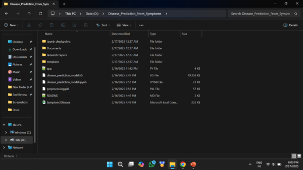 Disease Prediction from Symptoms using Machine Learning with Flask App Project - Image 2