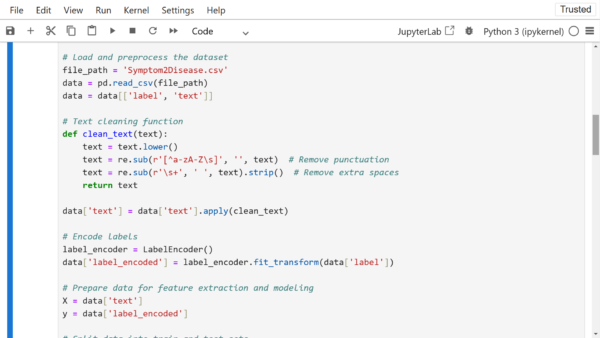 Disease Prediction from Symptoms using Machine Learning with Flask App Project - Image 6