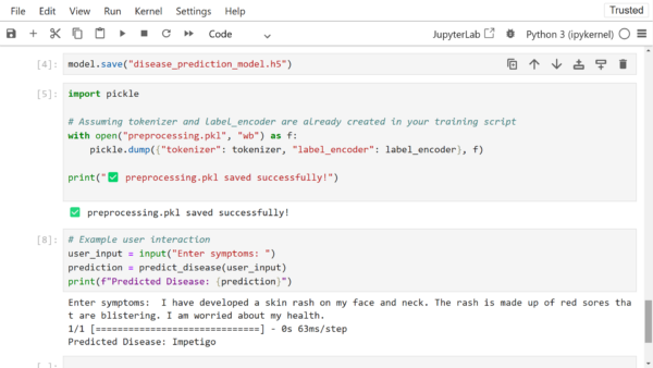 Disease Prediction from Symptoms using Machine Learning with Flask App Project - Image 8