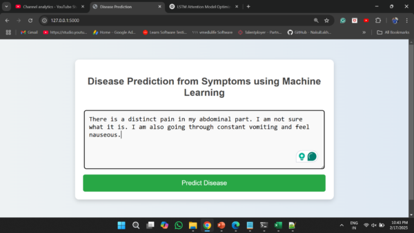 Disease Prediction from Symptoms using Machine Learning with Flask App Project - Image 10