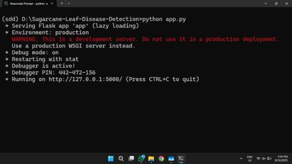 AI-Driven Sugarcane Diseases Detection & Remedy Suggestion with Flask App Final Year Project - Image 11