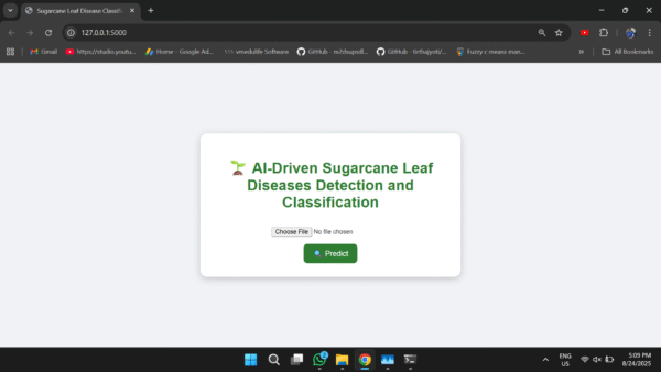 AI-Driven Sugarcane Diseases Detection & Remedy Suggestion with Flask App Final Year Project - Image 12